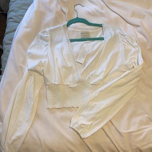 Urban outfitters cropped long sleeve